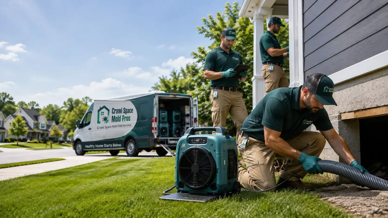 Crawl Space Mold Removal in Moorhead, MN